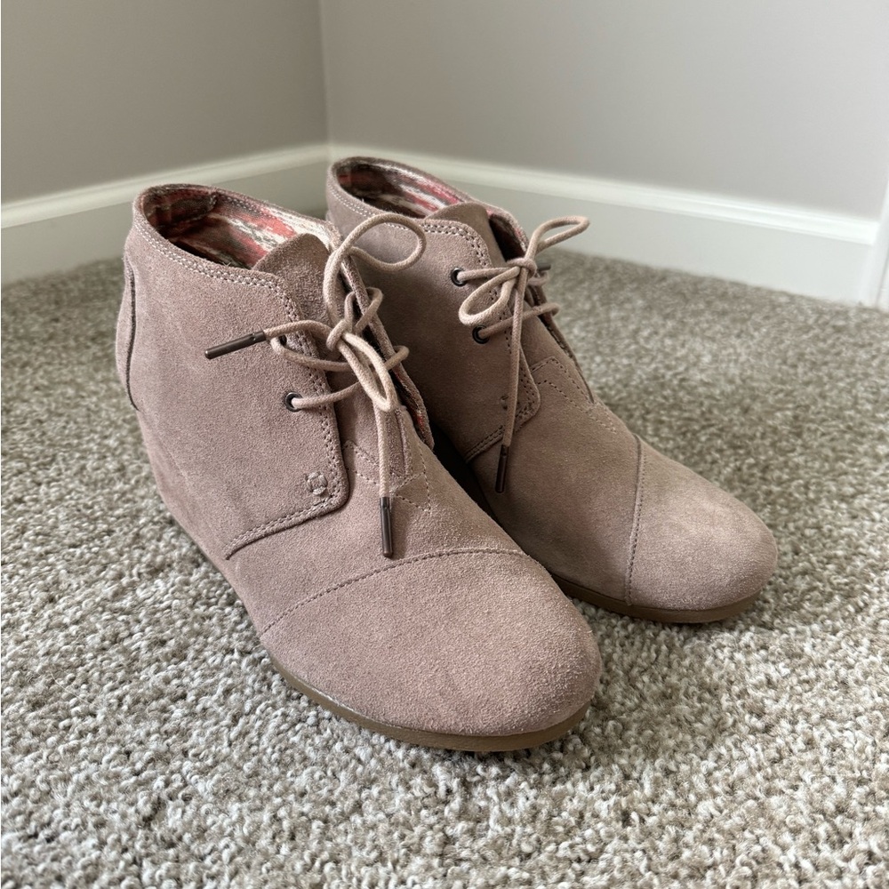 TOMS Wedge Booties
